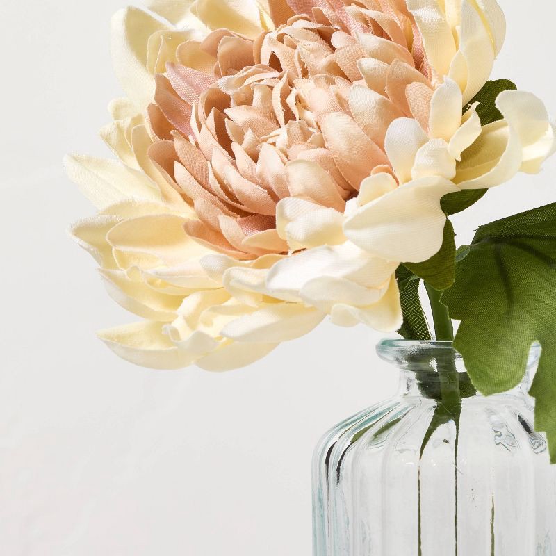 slide 3 of 3, Hearth & Hand with Magnolia 7.5" Mini Faux Tan Chrysanthemum Flower Arrangement - Hearth & Hand™ with Magnolia, 1 ct