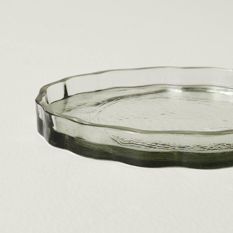 slide 4 of 4, Hearth & Hand with Magnolia Fluted Glass Soap Dish Light Green - Hearth & Hand™ with Magnolia, 1 ct