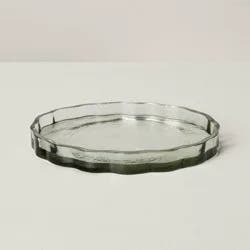 Hearth & Hand with Magnolia Fluted Glass Soap Dish Light Green - Hearth & Hand™ with Magnolia