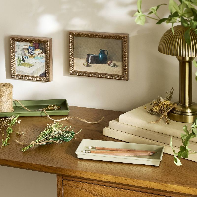 slide 2 of 3, Hearth & Hand with Magnolia 6"x6" and 6"x8" Table Still Life Framed Wall Art Set (No Glass) - Hearth & Hand™ with Magnolia, 1 ct