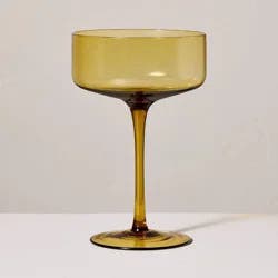 Hearth & Hand with Magnolia 9.8oz Coupe Glass Yellow - Hearth & Hand™ with Magnolia