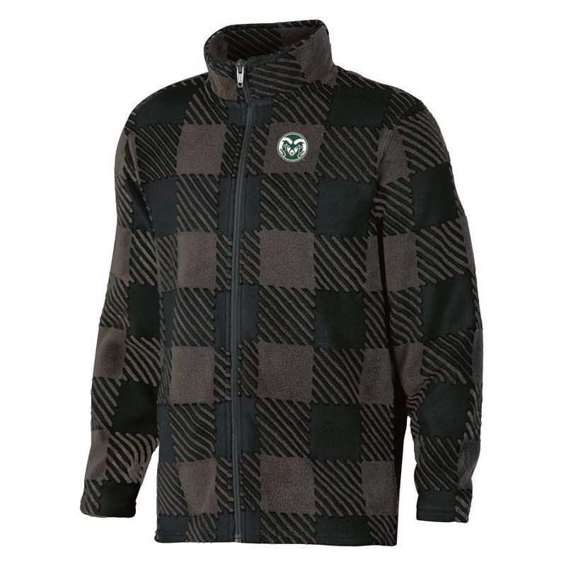 slide 1 of 3, NCAA Colorado State Rams Boys' Buffalo Checkered Fleece T-Shirt - XS, 1 ct