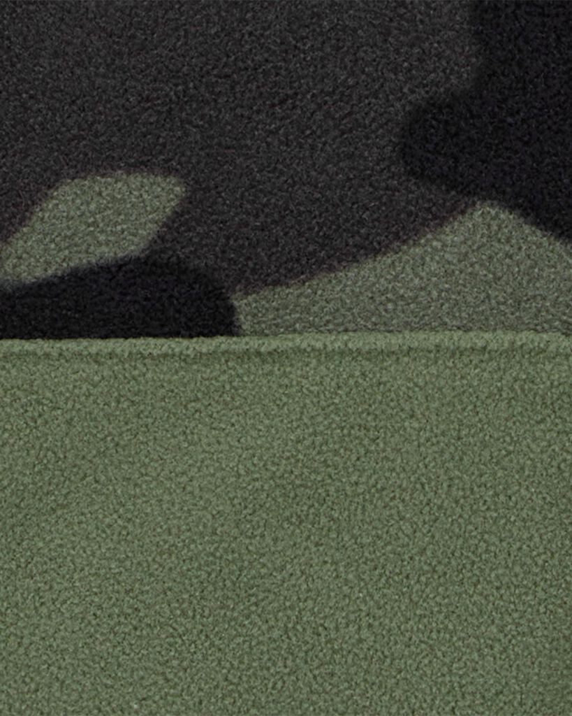 slide 2 of 2, Oshkosh Toddler Camo Print Quarter-Zip Microfleece Pullover Green 2T, 1 ct