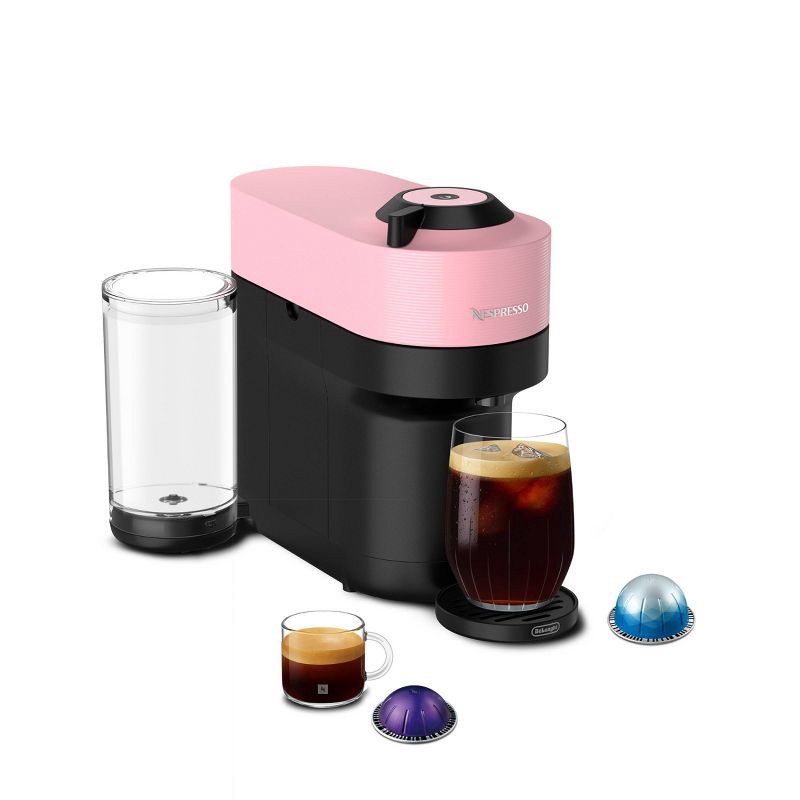 slide 1 of 15, Nespresso Vertuo Pop+ Coffee and Espresso Maker by De'Longhi, Candy Pink: Nespresso Machine with Pods, Automatic Shut-Off, 1 ct