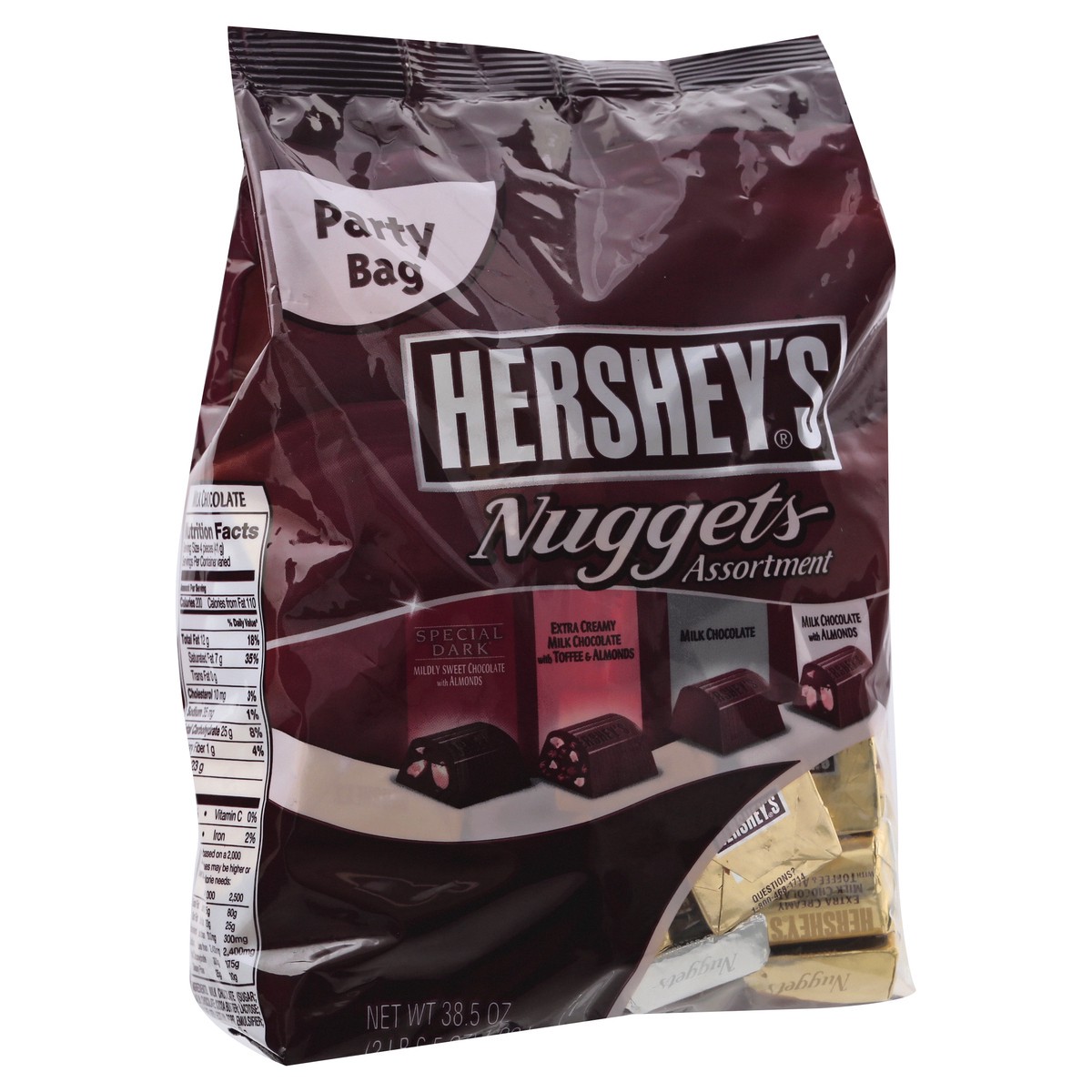 slide 9 of 9, Hershey's Assorted Nuggets, 33.9 oz