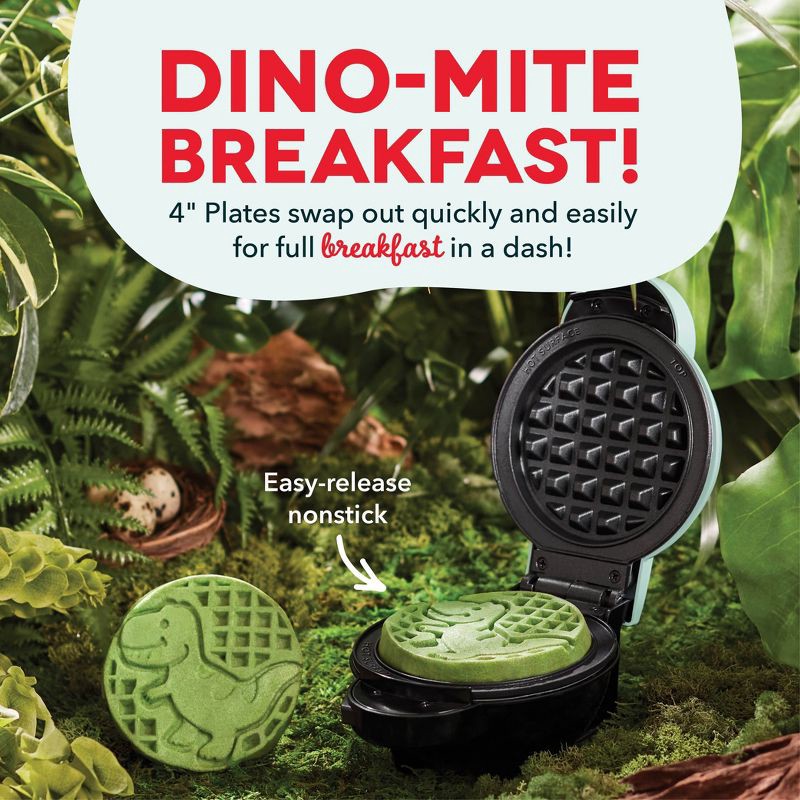 slide 3 of 7, Dash MultiMaker Mini Waffle Maker System with 6 Removeable Holiday Plates, 1 ct