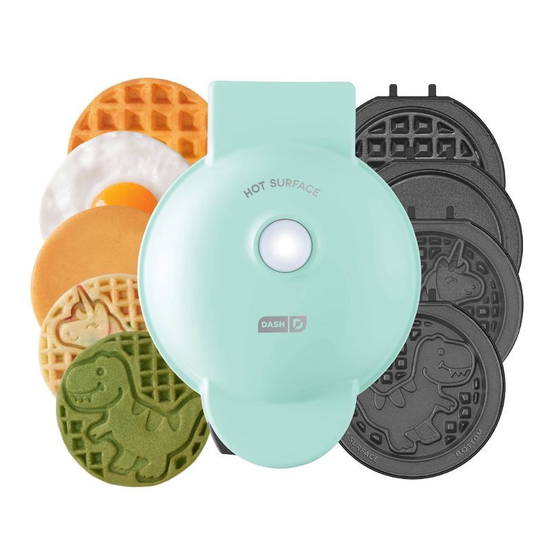 slide 1 of 7, Dash MultiMaker Mini Waffle Maker System with 6 Removeable Holiday Plates, 1 ct