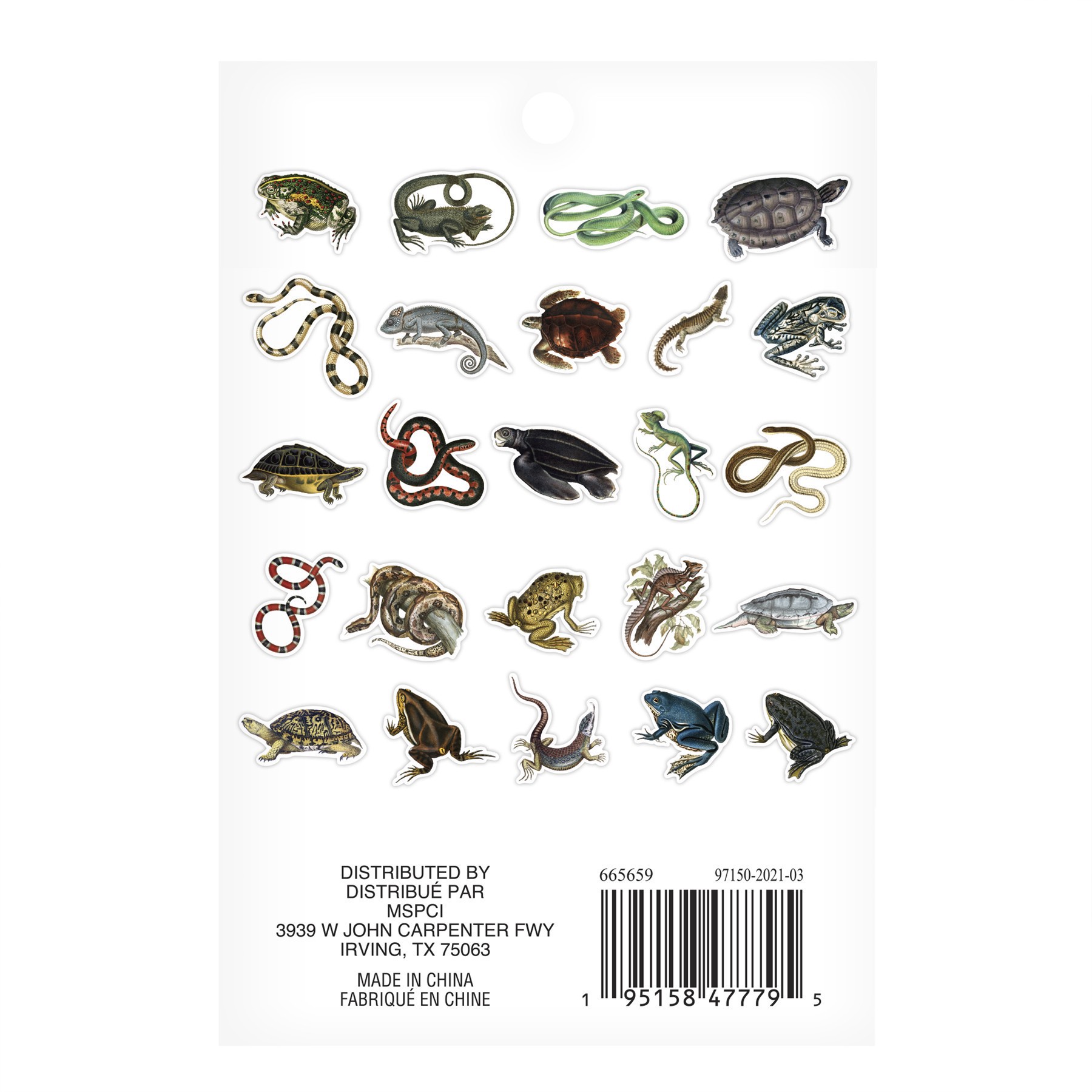 slide 5 of 5, Reptiles Die Cut Stickers By Recollections, 4 in x 5.98 in