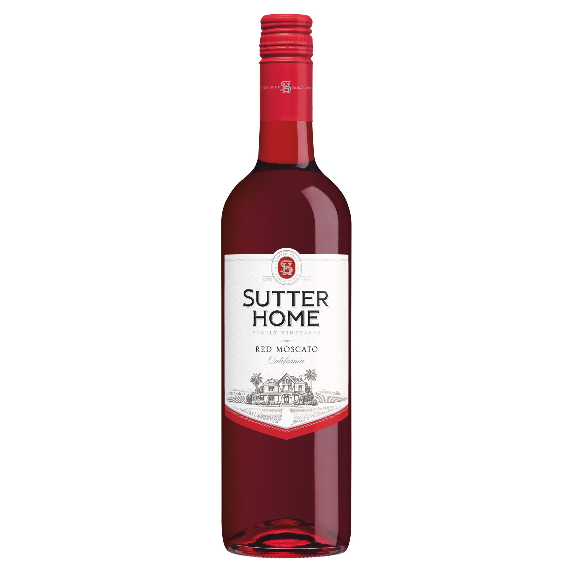 slide 1 of 1, Sutter Home Red Moscato Wine, 750 ml