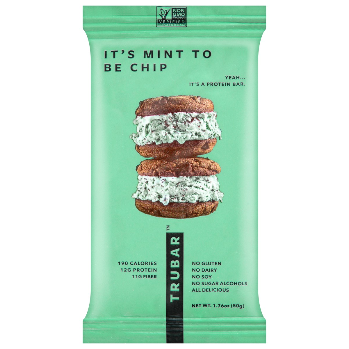 slide 2 of 14, TruBar It's Mint to be Chip Protein Bar 1.76 oz, 1.76 oz