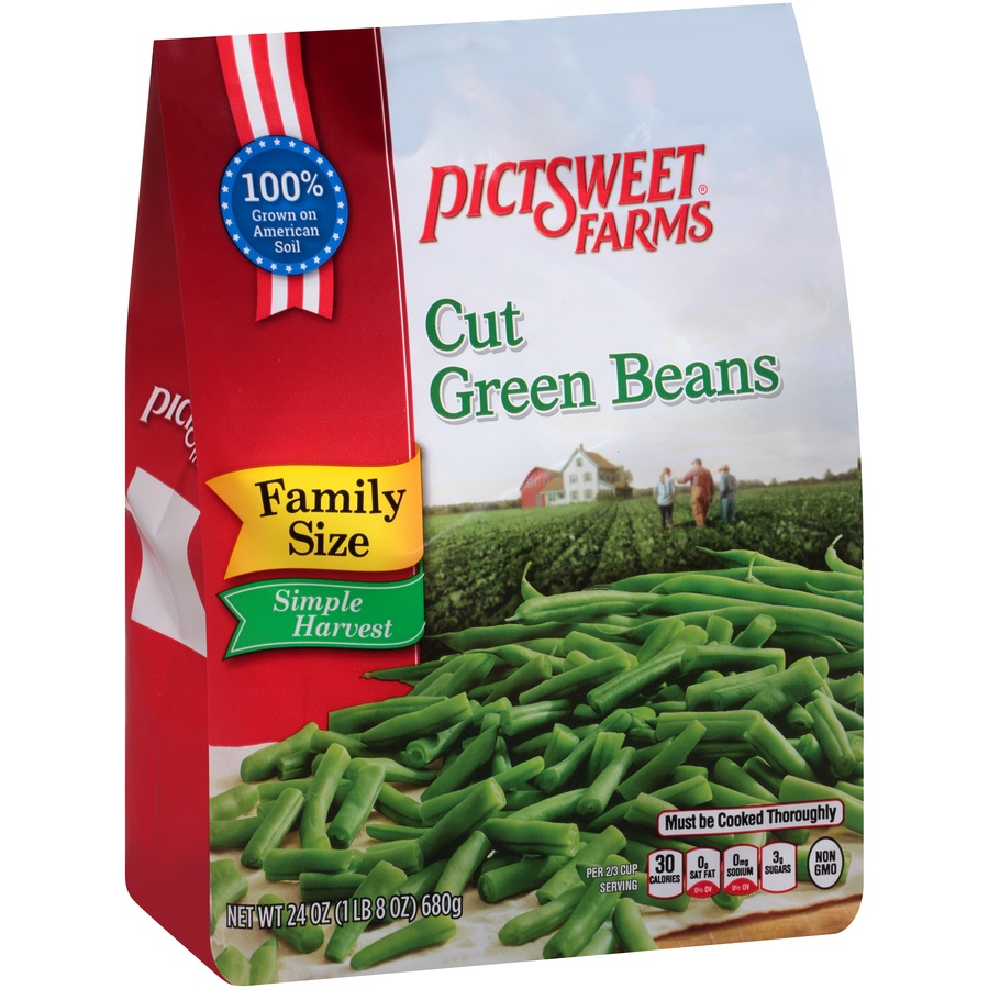 slide 5 of 8, PictSweet Green Beans, 24 oz