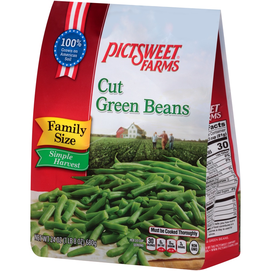 slide 6 of 8, PictSweet Green Beans, 24 oz