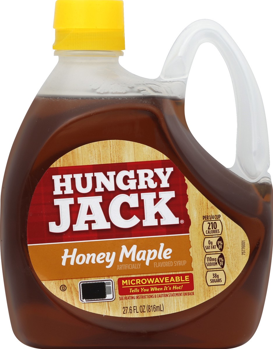 slide 5 of 6, Hungry Jack Honey Maple Syrup, 27.6 fl oz