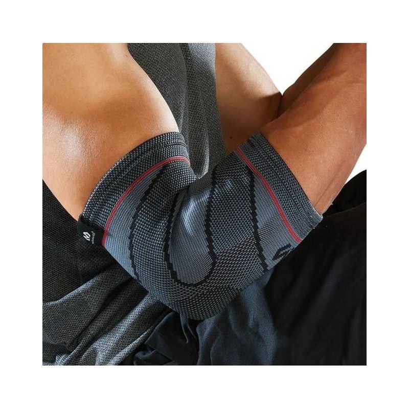 slide 2 of 5, McDavid Sport Compression Knit Elbow Sleeve with Gel Buttress - S/M: Tendonitis & Arthritis Support, 1 ct