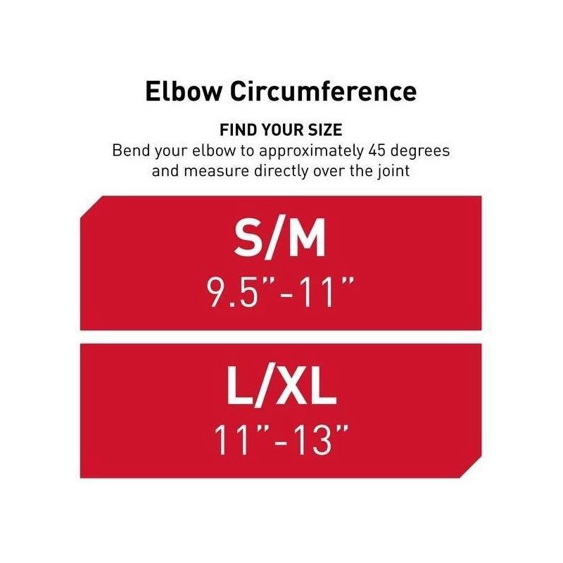 slide 4 of 5, McDavid Sport Compression Knit Elbow Sleeve with Gel Buttress - S/M: Tendonitis & Arthritis Support, 1 ct
