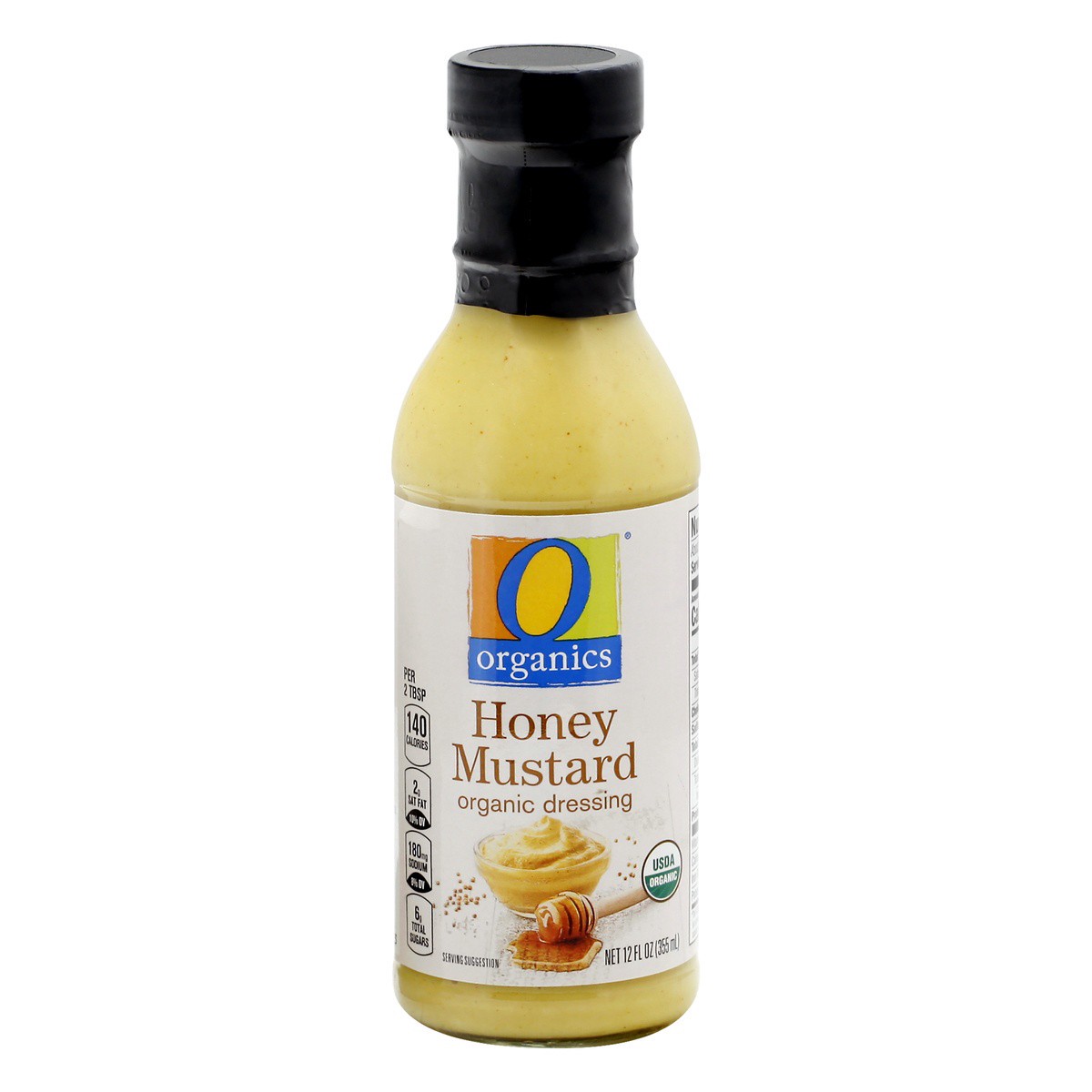 slide 1 of 9, O Organics Dressing Honey Mustard, 12 fl oz
