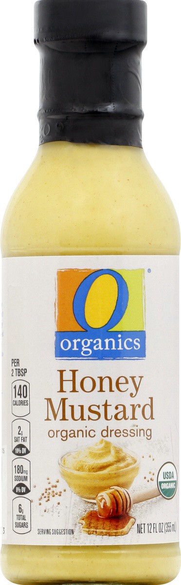 slide 6 of 9, O Organics Dressing Honey Mustard, 12 fl oz