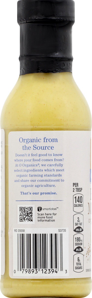 slide 7 of 9, O Organics Dressing Honey Mustard, 12 fl oz