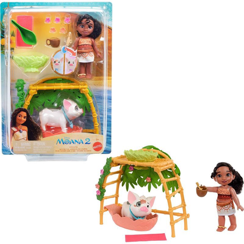 slide 1 of 6, Disney Moana 2 Simea & Pua Bathtime Fun Playset & Accessories, 1 ct