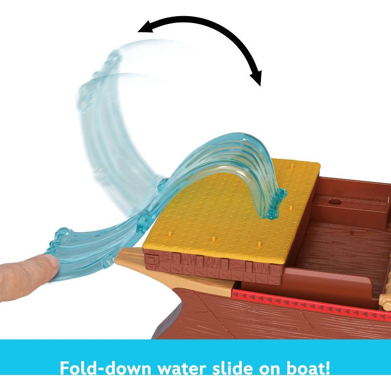 slide 4 of 6, Disney Moana 2 Moana's Adventure Canoe Playset with Small Doll & Accessories, 1 ct
