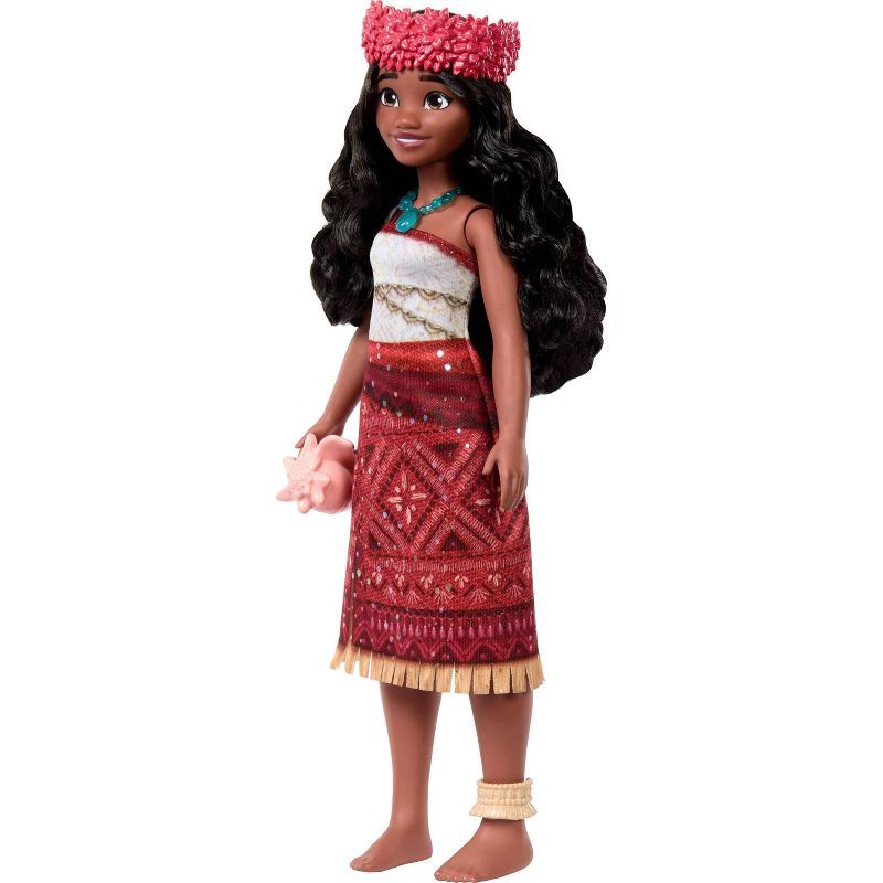slide 6 of 6, Disney Moana 2 12.7" Singing Adventure Moana Sings We are Back in English Doll, 1 ct