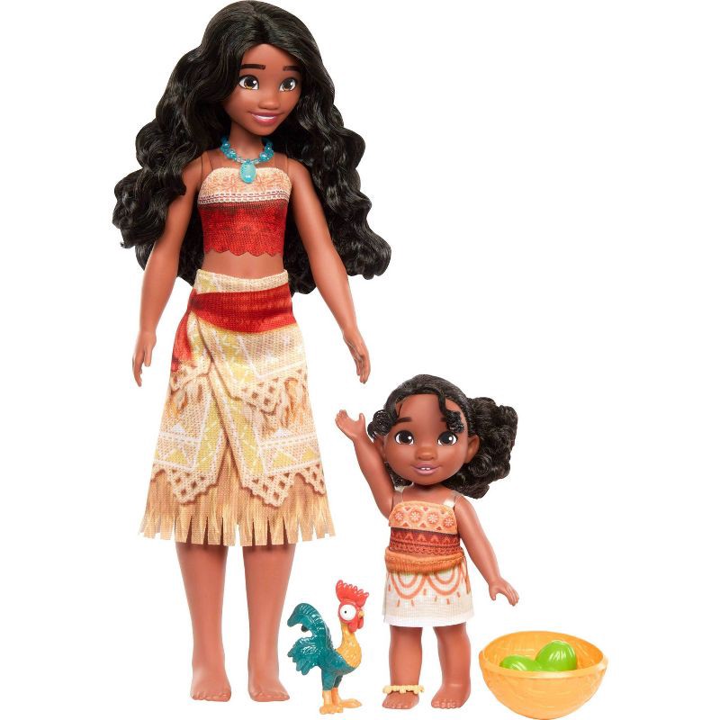slide 2 of 6, Disney Moana 2 Moana & Simea Sister Set with Fashion Dolls & Accessories, 1 ct