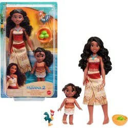 Disney Moana 2 Moana & Simea Sister Set with Fashion Dolls & Accessories