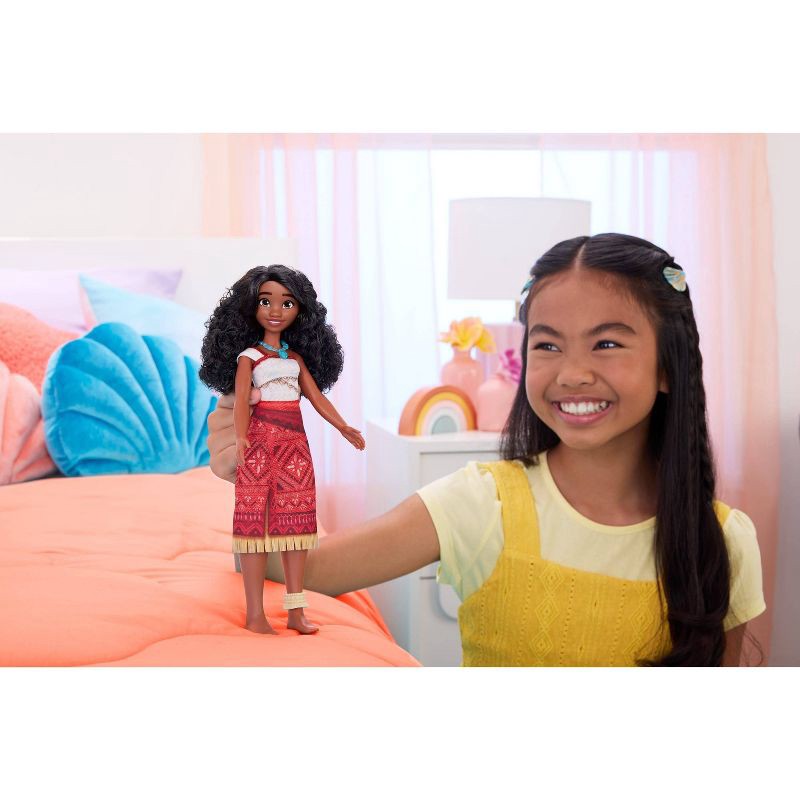 slide 3 of 6, Disney Moana 2 Moana 10" Doll with Accessories & Removable Outfit, 1 ct