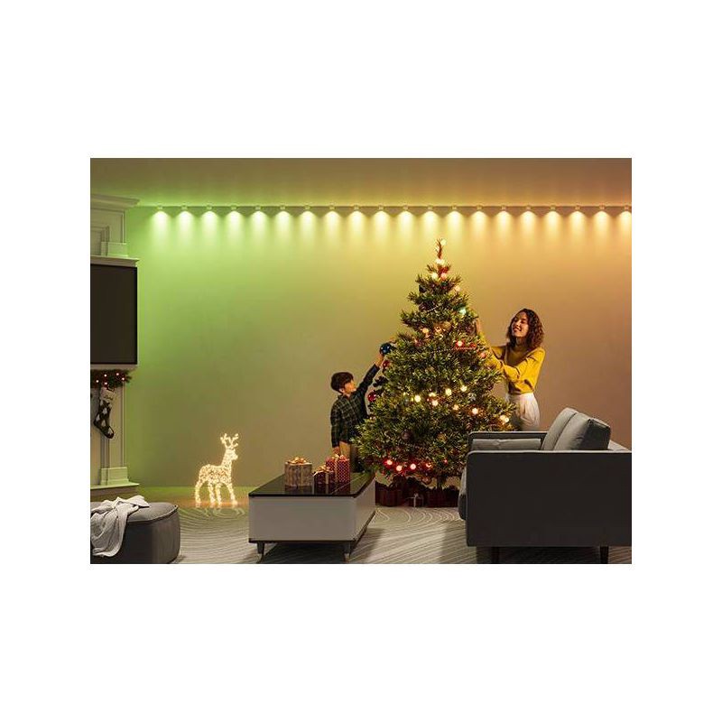 slide 6 of 9, Govee 16.4' RGBIC String Downlights, 1 ct