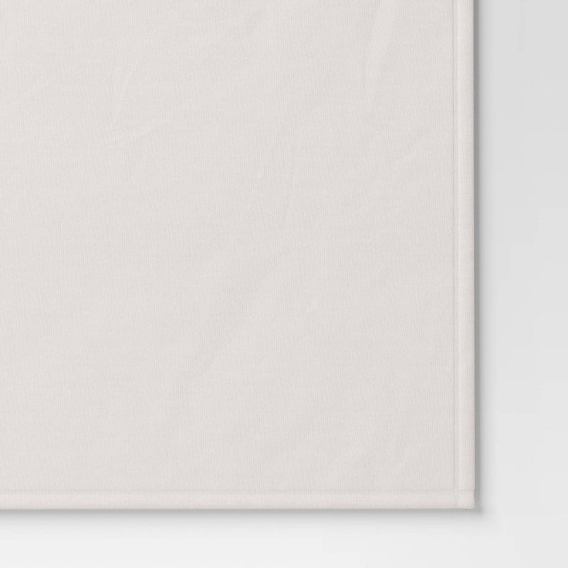 slide 4 of 5, Oversized Casual Chenille Throw with Faux Shearling Reverse Ivory - Threshold™: Luxury Knitted Lightweight Blanket 50x70, 1 ct