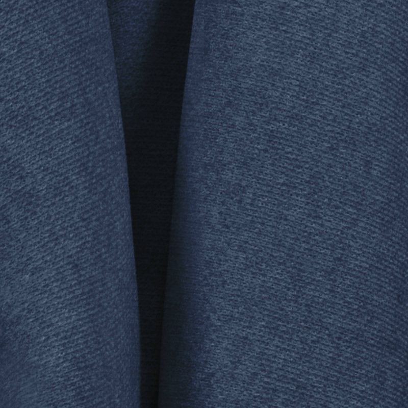 slide 5 of 5, Chenille Throw Blanket with Faux Shearling Reverse Blue - Threshold™: Lightweight, Knitted, 50x70 inches, Machine Washable, 1 ct