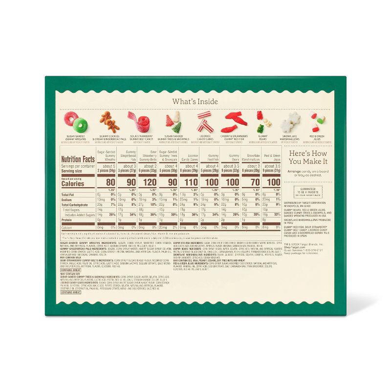 slide 2 of 3, Christmas DIY Candy Charcuterie - 31.4oz - Favorite Day™, 31.4 oz