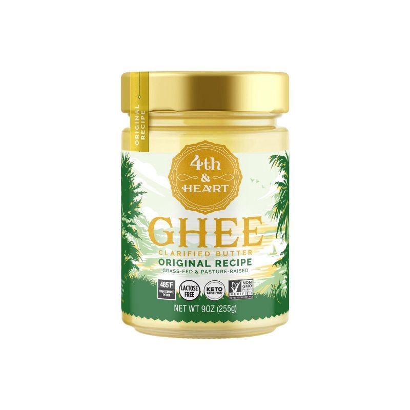 slide 1 of 8, 4th & Heart Original Grass-Fed Ghee - 9oz, 9 oz