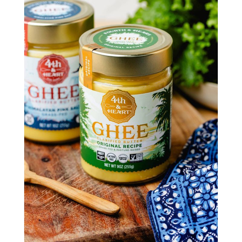 slide 5 of 8, 4th & Heart Original Grass-Fed Ghee - 9oz, 9 oz