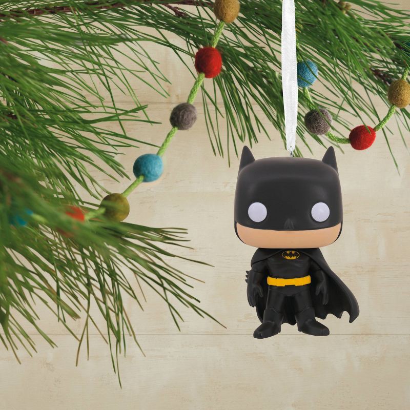 slide 5 of 6, Hallmark Funko POP! DC Comics Batman Christmas Tree Ornament: Collectible, Indoor Decoration, No Battery Required, 1 ct
