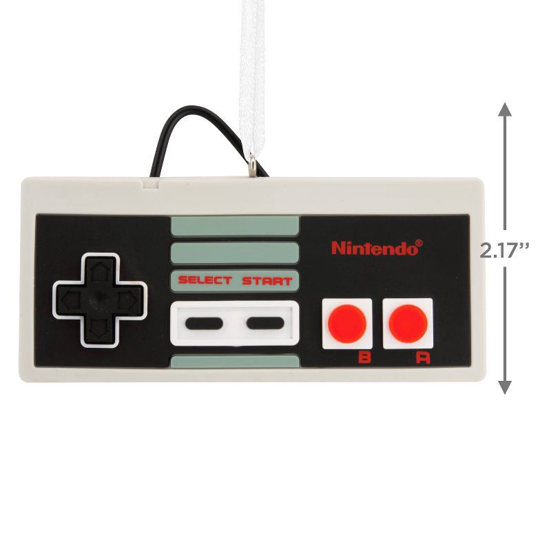slide 4 of 7, Hallmark Nintendo Entertainment System Controller Ornament: Retro Gaming, Indoor Decoration, 1 ct