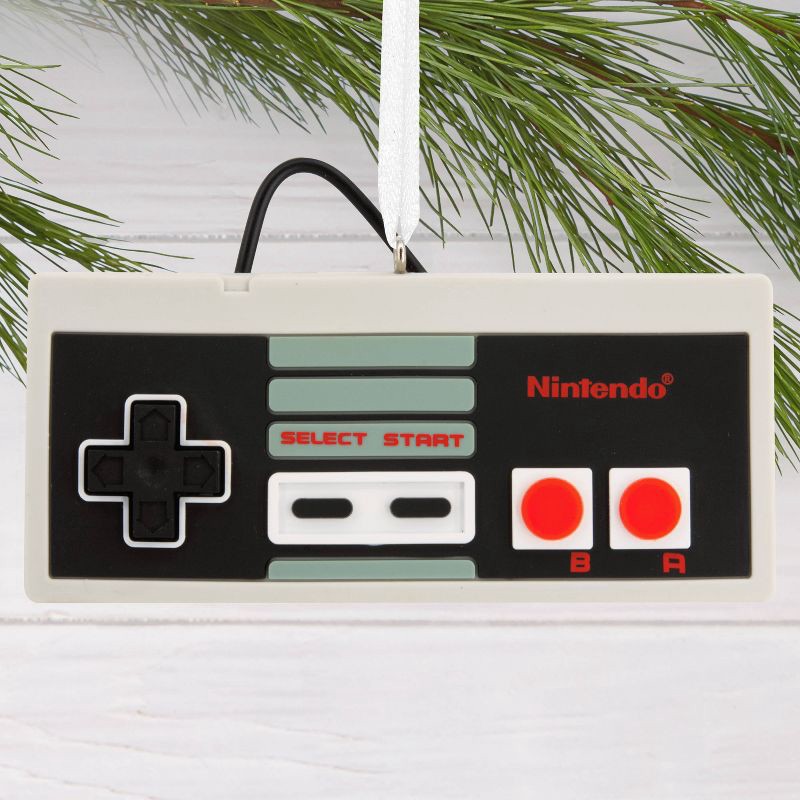 slide 5 of 7, Hallmark Nintendo Entertainment System Controller Ornament: Retro Gaming, Indoor Decoration, 1 ct