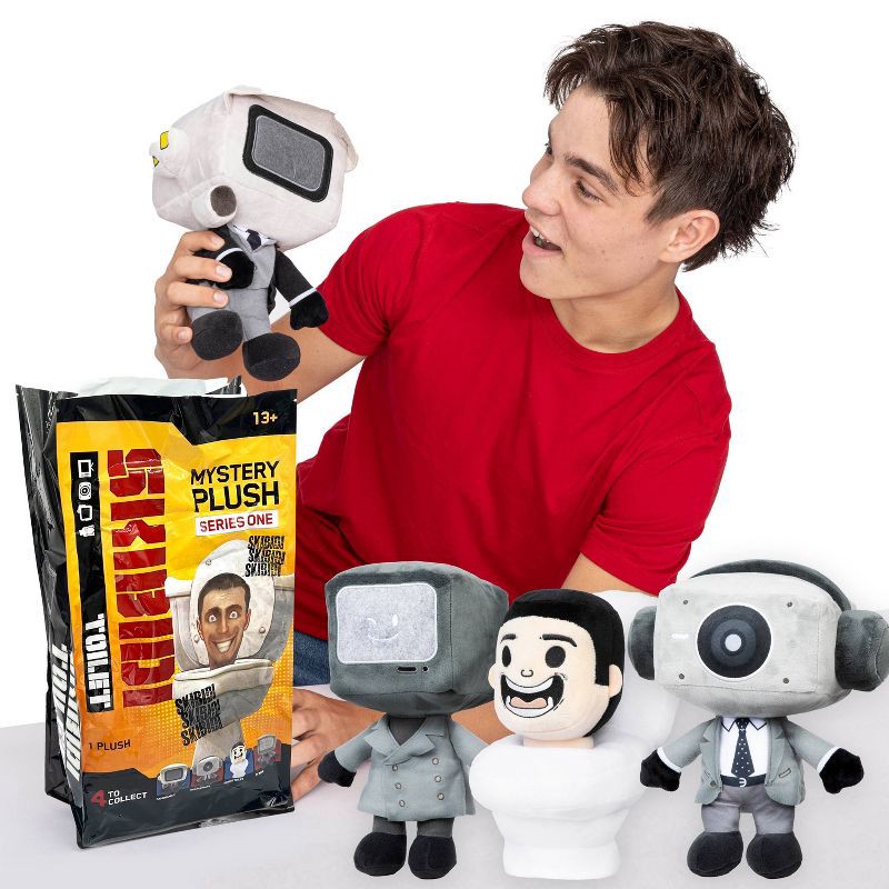 slide 2 of 8, Skibidi Toilet Mystery Plush, 1 ct