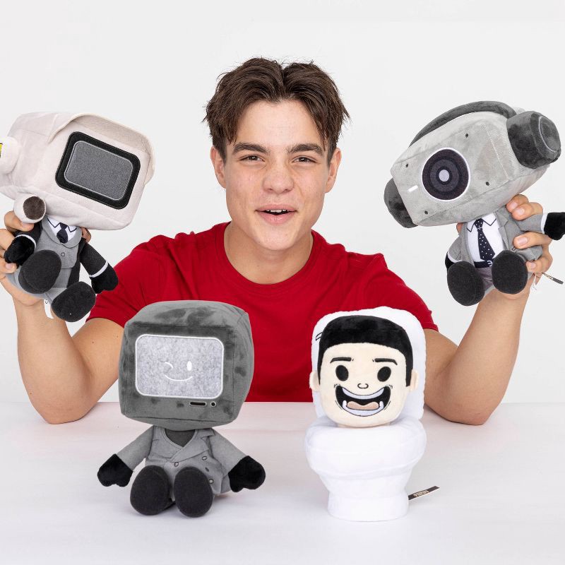 slide 4 of 8, Skibidi Toilet Mystery Plush, 1 ct