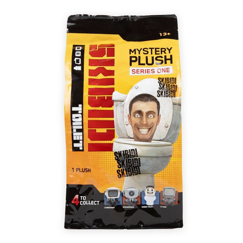 slide 7 of 8, Skibidi Toilet Mystery Plush, 1 ct