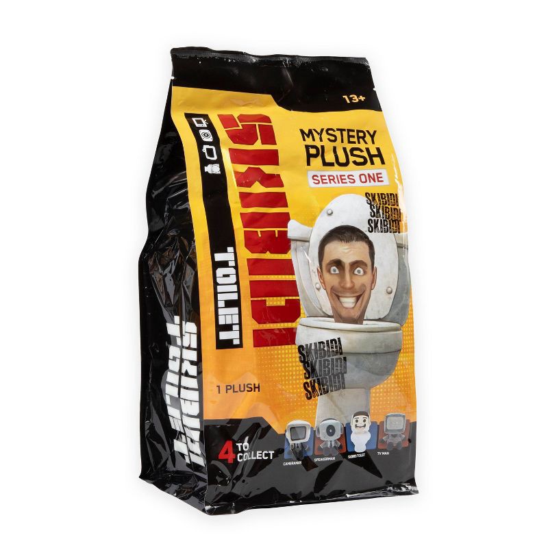 slide 8 of 8, Skibidi Toilet Mystery Plush, 1 ct