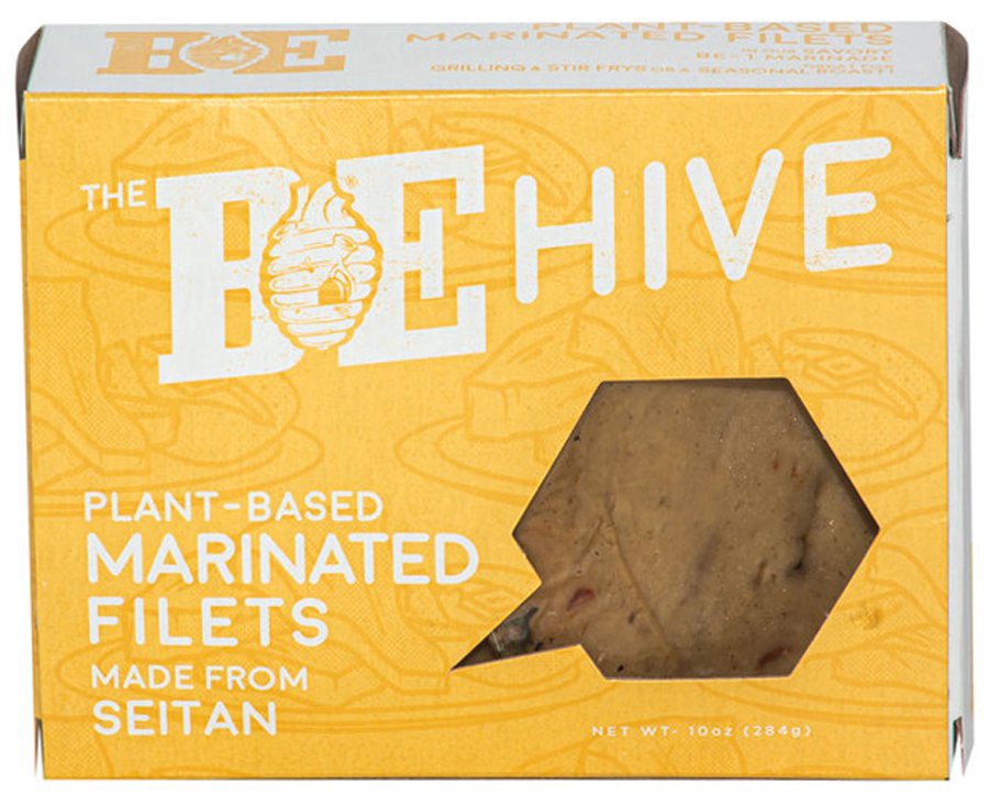 slide 1 of 1, Beehive Vegan Marinated Filets, 10 oz