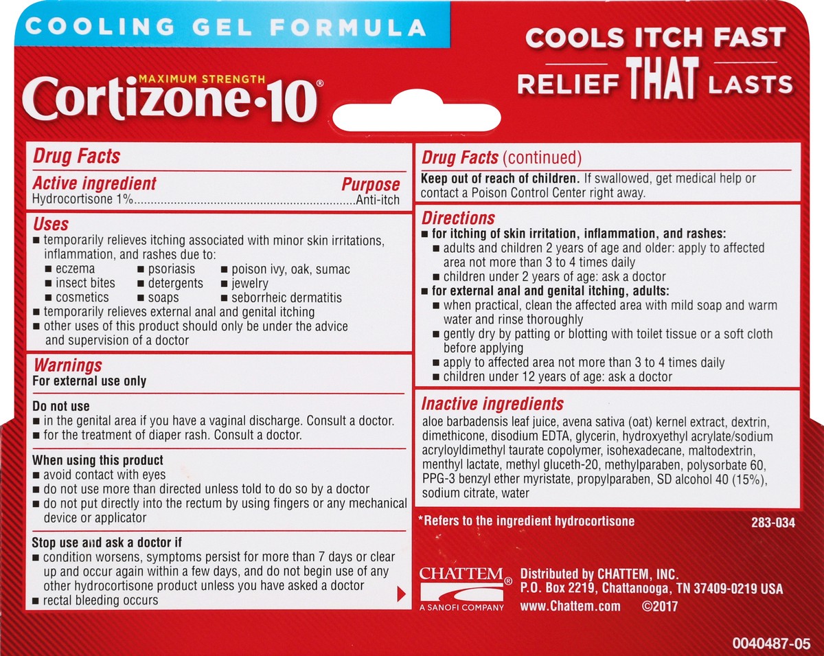 slide 6 of 8, Cortizone-10 Cortizone Cooling Gel, 1 oz