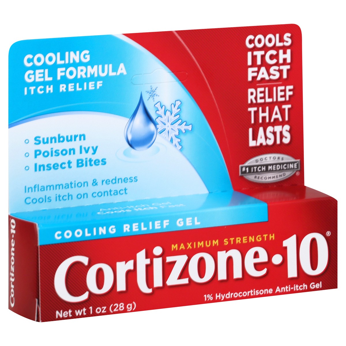 slide 4 of 8, Cortizone-10 Cortizone Cooling Gel, 1 oz