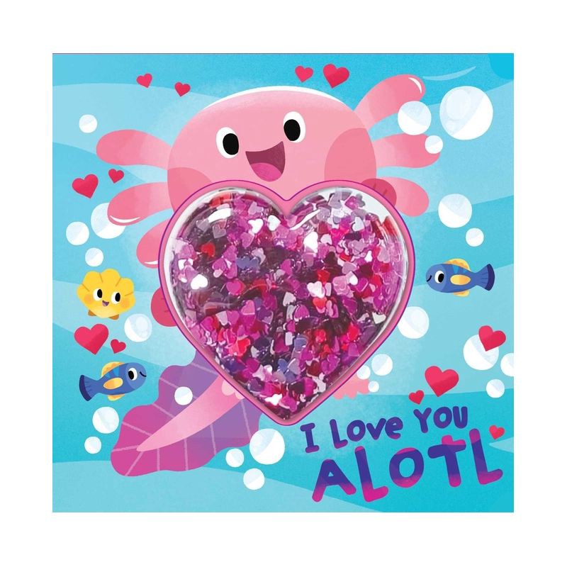 slide 1 of 1, Silver Dolphin I Love You Alotl - (Sequin Shaker) by Courtney Acampora (Board Book), 1 ct