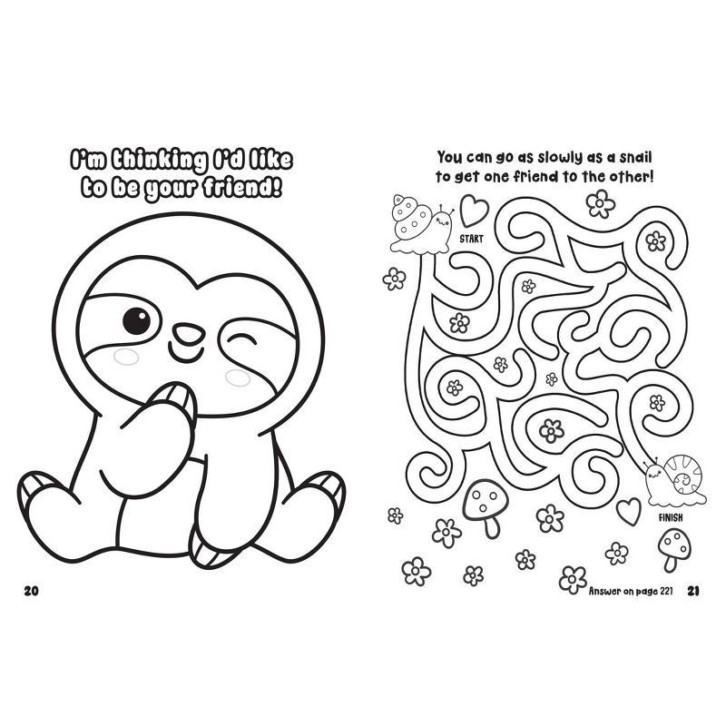 slide 4 of 5, Jumbo Foil Coloring Book: Cutie-Verse - (Jumbo 224-Page Coloring Book) by Editors of Silver Dolphin Books (Paperback), 1 ct