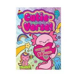 Jumbo Foil Coloring Book: Cutie-Verse - (Jumbo 224-Page Coloring Book) by Editors of Silver Dolphin Books (Paperback)