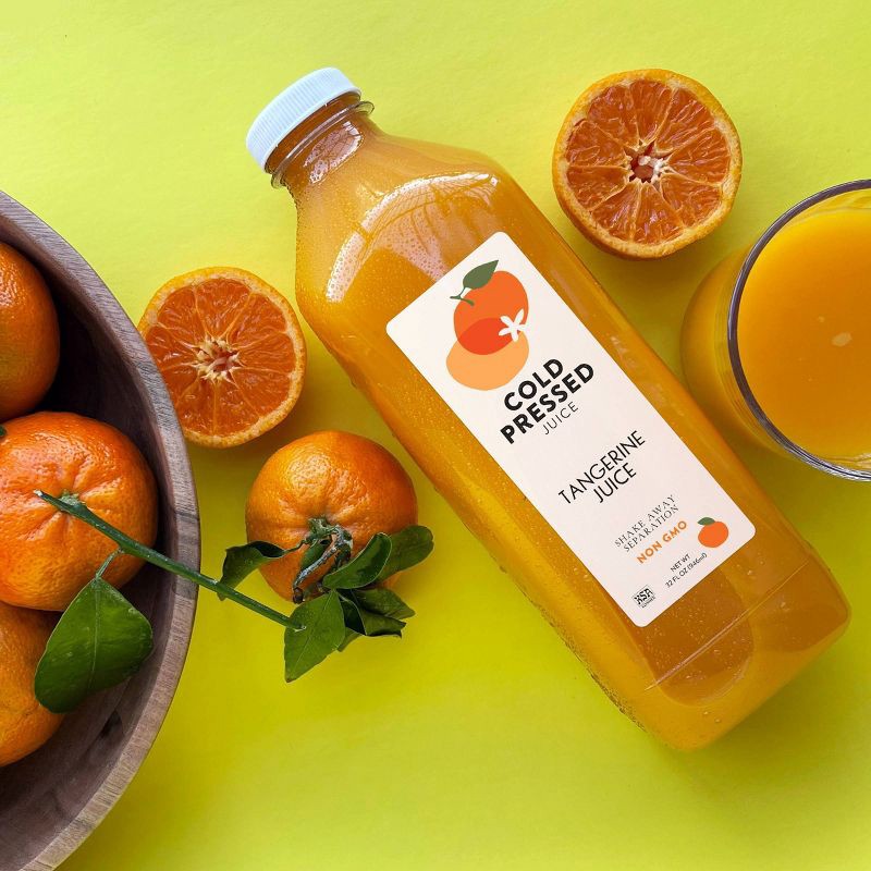 slide 3 of 7, Cold Pressed Tangerine Juice - 32 fl oz, 32 fl oz