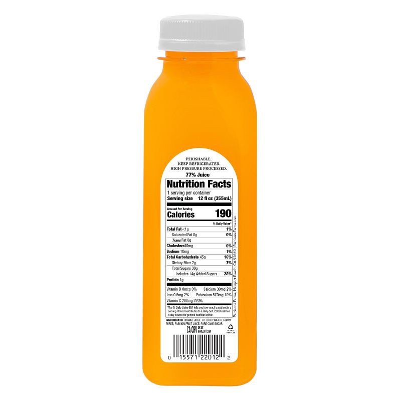 slide 2 of 7, Cold Pressed Passion Orange Guava Juice - 12 fl oz, 12 fl oz