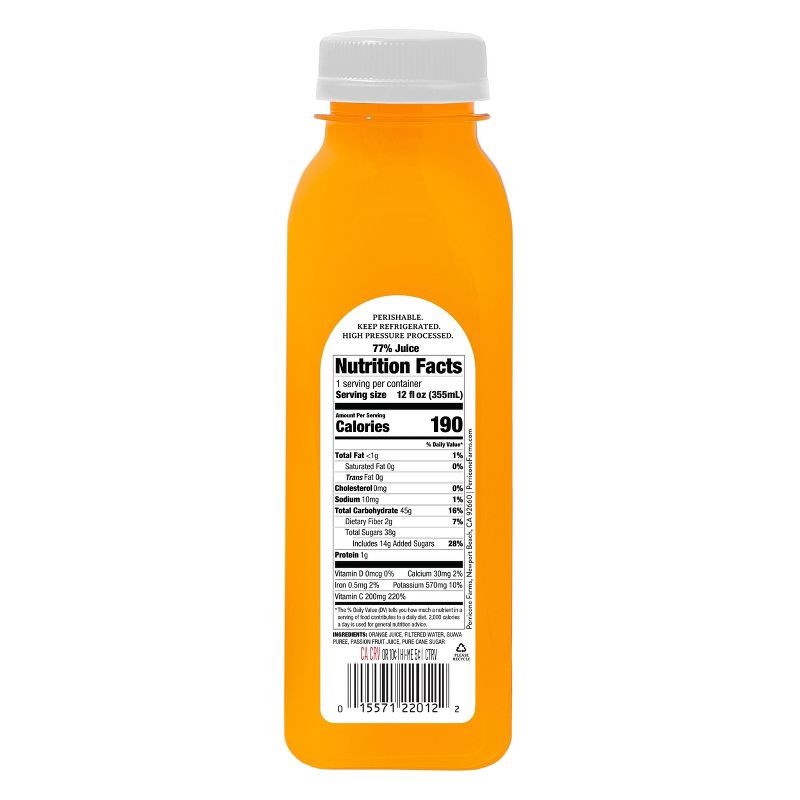 slide 6 of 7, Cold Pressed Passion Orange Guava Juice - 12 fl oz, 12 fl oz